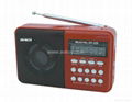 Mini Speaker with Lithium Battery & Card Reader MP3 Player& FM Radio