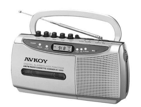 Portable radio cassette recorder player 2