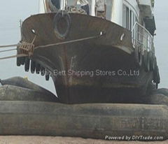 Ship launching rubber airbag 