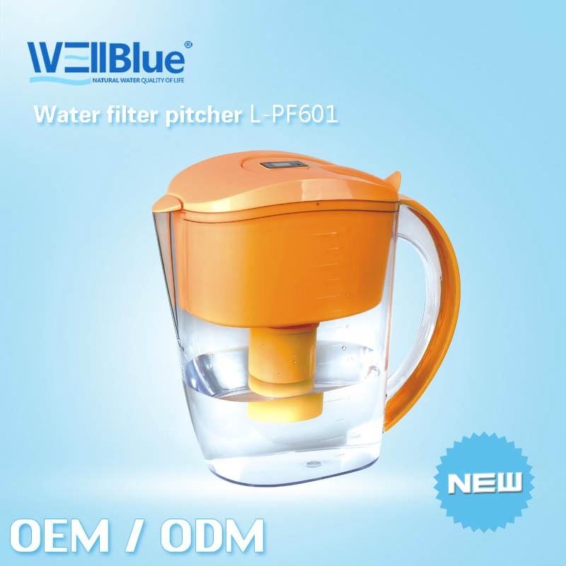 Manufacturer Alkaline Water Pitcher Hot Selling at Amazon with pH 8.5