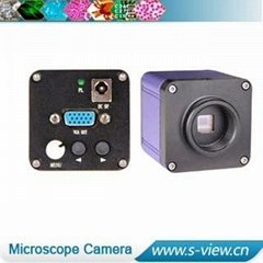 Color VGA output C Mount CMOS industrial micrsocope camera
