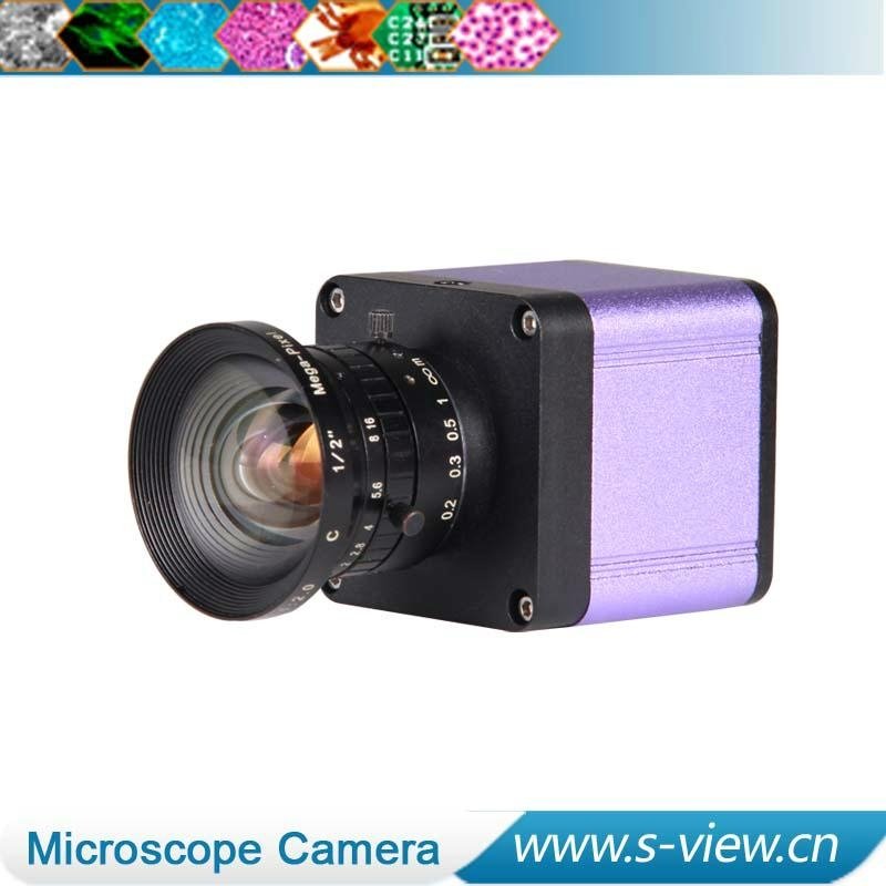 Color VGA output C Mount CMOS industrial micrsocope camera 3