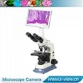 high resolution hdmi microscope industrial camera with lcd screen 3