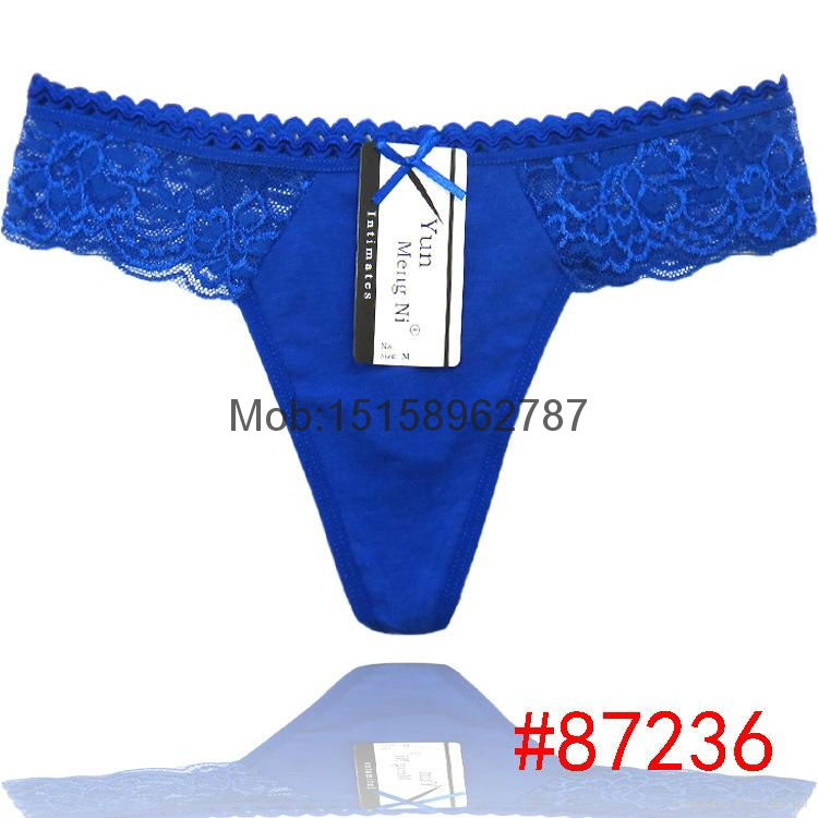  2015 new Laced cotton lady thong hot g-string sexy Underpants girl t-back pants 2