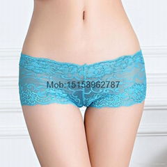 sexy lace boxer short sheer lace hipster knickers boyleg lady panties underwear