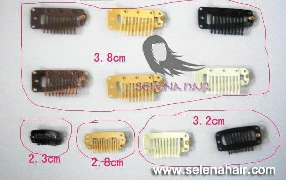 Stainless steel Clips for clip human hair extensions