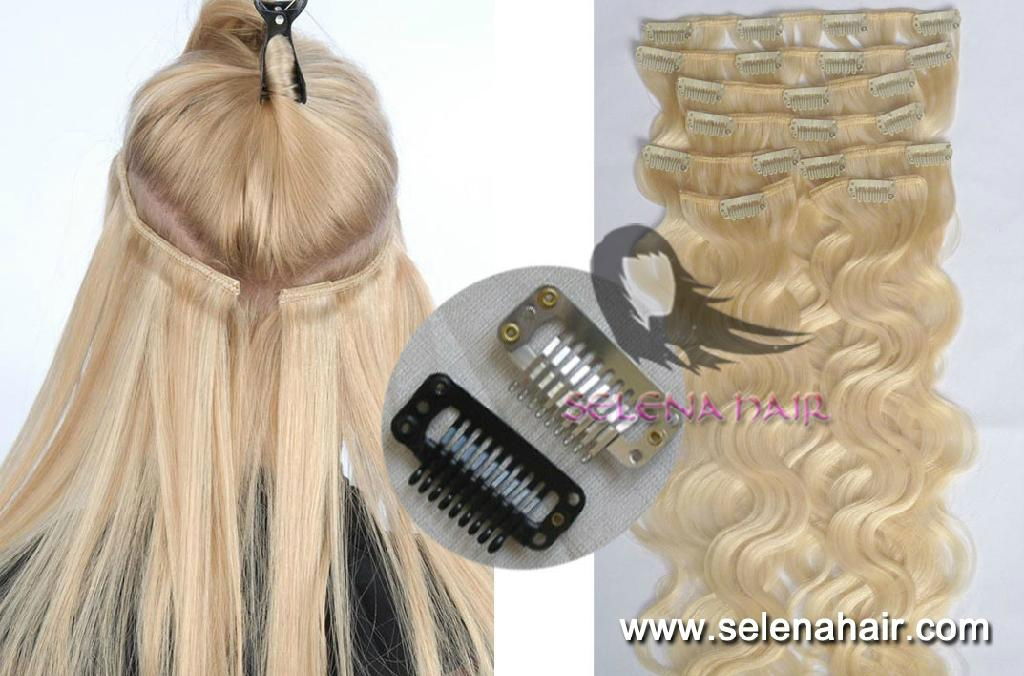 Stainless steel Clips for clip human hair extensions 3