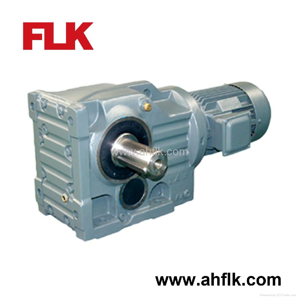 K series Helical Bevel Geared Motor / Helical Bevel reduction Gearbox