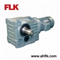 K series helical bevel geared motor