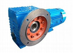 SAF series B5 Flange mounted with Hollow Shaft Helical Worm Geared Motor