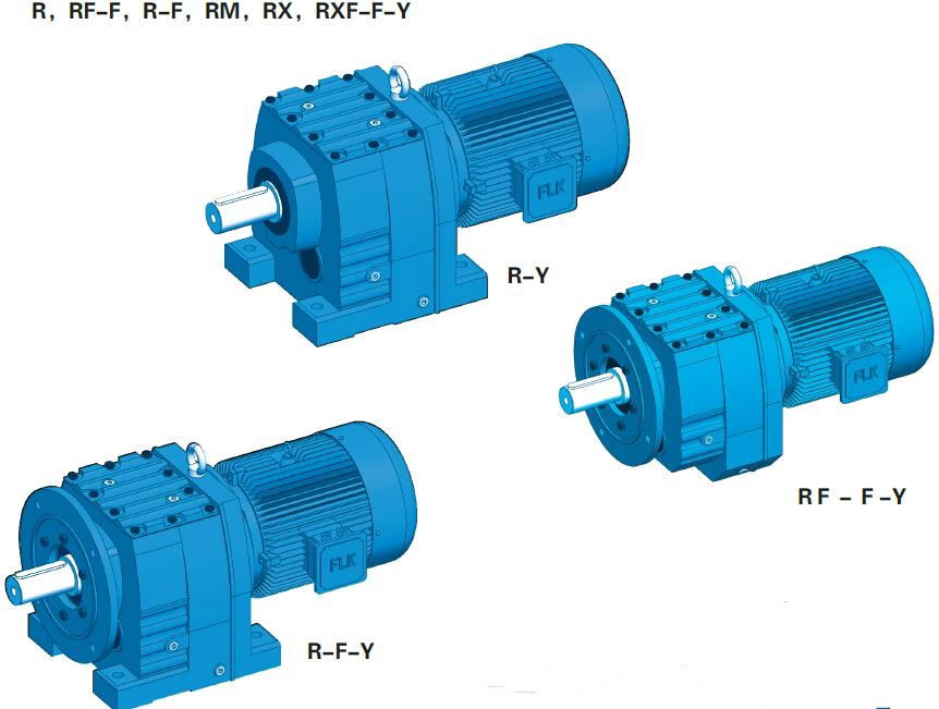 R series Coaxial Inline Helical Geared Motor /Speed Reducer/ Gearbox reducer 4