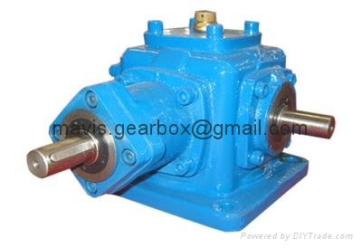 90 degree right angle spiral bevel gearbox