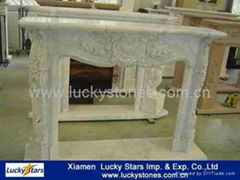 European Style Cheap Marble Fireplace Surround