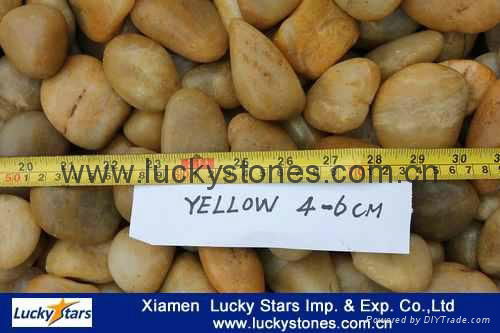 Garden Decoration Polished Mix Color Pebble 3