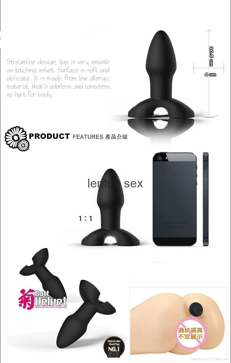 Anal Sex Toys vibrating silicone anal butt plug sex toys for woman anal 3