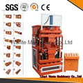 WT1-10A Interlocking machine making brick