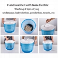 Hand washing machine mini washer vegetable washer with Non-Electric 4