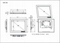 touch screen 8~19 inch  LCD industrial monitor 