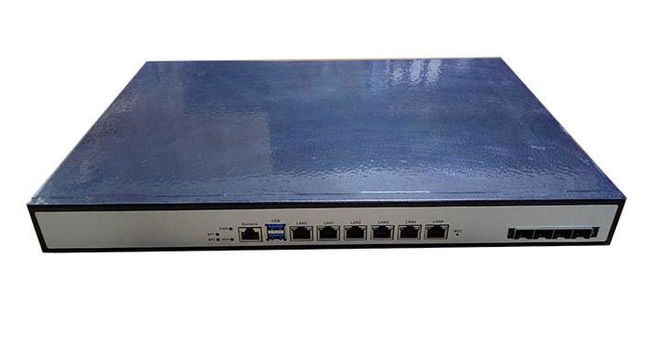 1u Rackmount Network Security Appliance with Motherboard 6 or 10 network ports