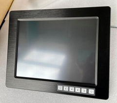 15 inch LCD Industrial monitor with touch screen VGA DVI HDMI