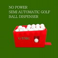 No Power Semi Automatic Golf Ball Dispenser