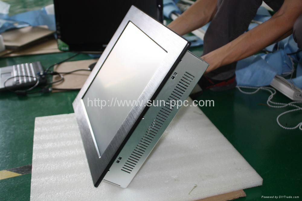 10.4 inch LED industrial all in one pc 3COM RS485 
