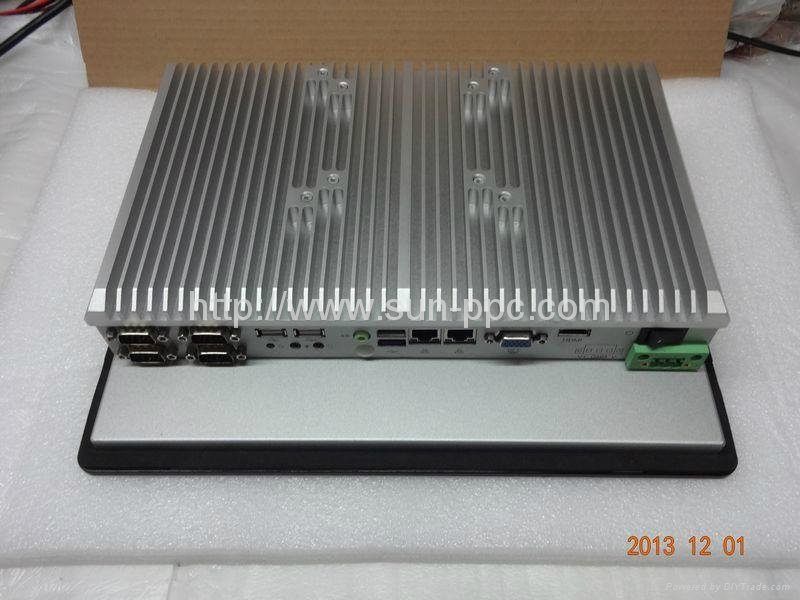 15 inch Fanless Industrial Panel PC,all in one pc  N2800 processor 4