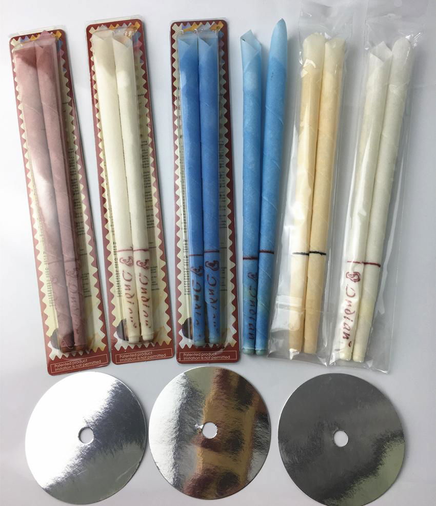Aroma Ear Candle Ear Candling with protector disc CHC0589 camaz