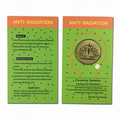 24K Gold Anti radiation Sticker for mobile phone  