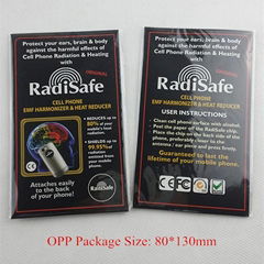 Radisafe mobile phone sticker