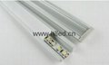  LED Aluminum profile for led strips light with PMMA/PC diffuser 1