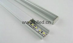 Super slim 7mm recessed LED aluminum profile 