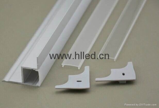 Aluminium-ceiling or wall LED profile for LED lighting fittings