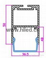 Aluminium profile with power supply for LED strip 2