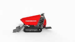 Powerbucks T50FL Hydraulic Tracked Mini Dumper with Loader