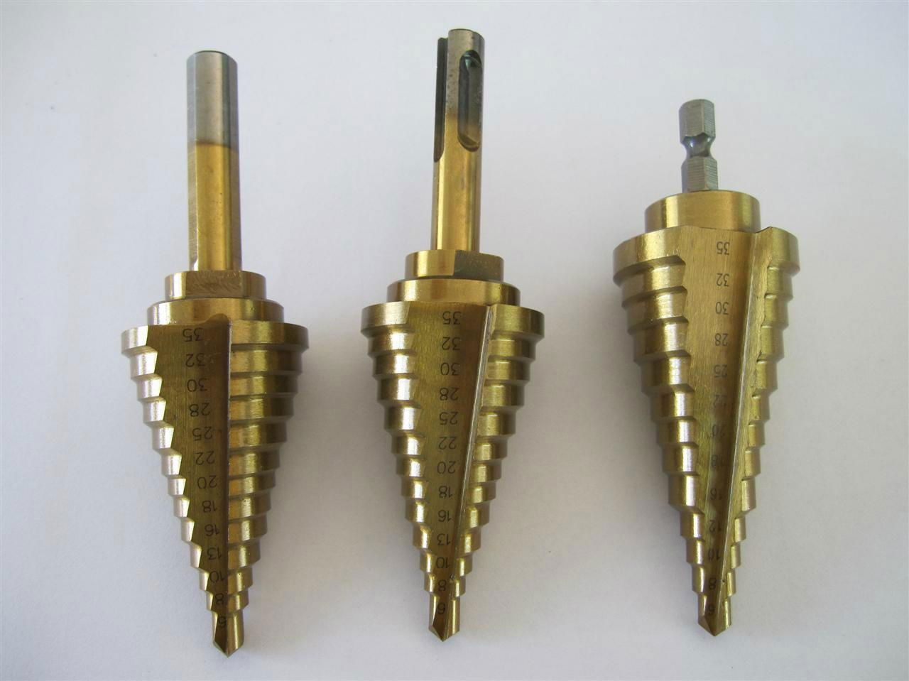 Titanium Step Drill Bit Set