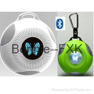 Mini Wireless Bluetooth Speaker With Led Light/fm Radio/tf Card/usb Slots 3