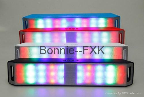 CH-296--Portable Wireless Bluetooth Speaker with LED disco light
