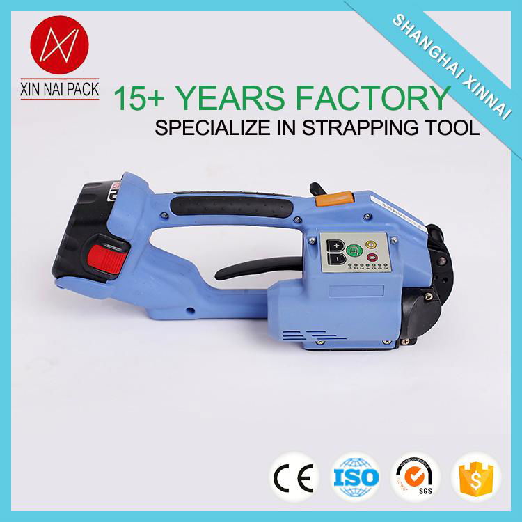  hand electric powered plastic strapping tool