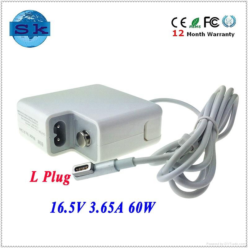 16.5V 3.65A 60W Laptop Adapter for Apple MacBook PRO13" A1184 A1330
