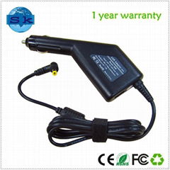 USB Car Charger for Laptop Acer 19V 4.74A 90W with USB Port 5V 1.5A