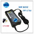 19V 4.74A 90W AC Power Adapter for