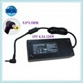 Laptop Power Supply for for HP/Compaq R3000 Zv5000 Zd7000 120W 19V 6.3A 2