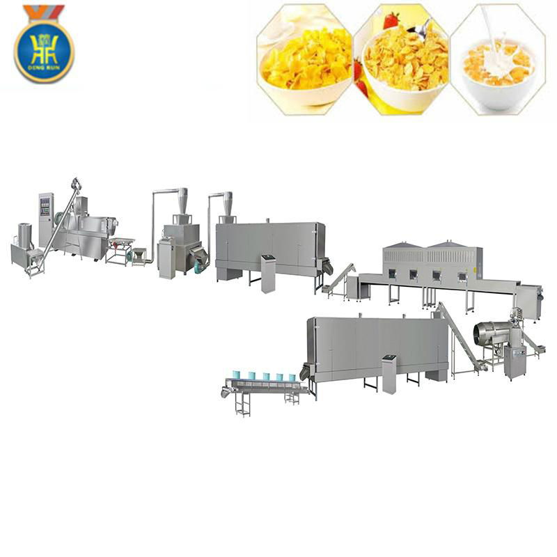 Breakfast cereal corn flakes machine