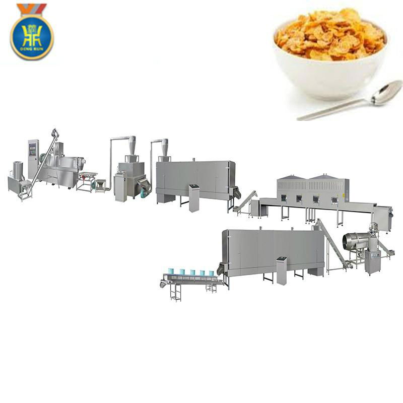 corn flakes machine breakfast cereal corn flakes production line