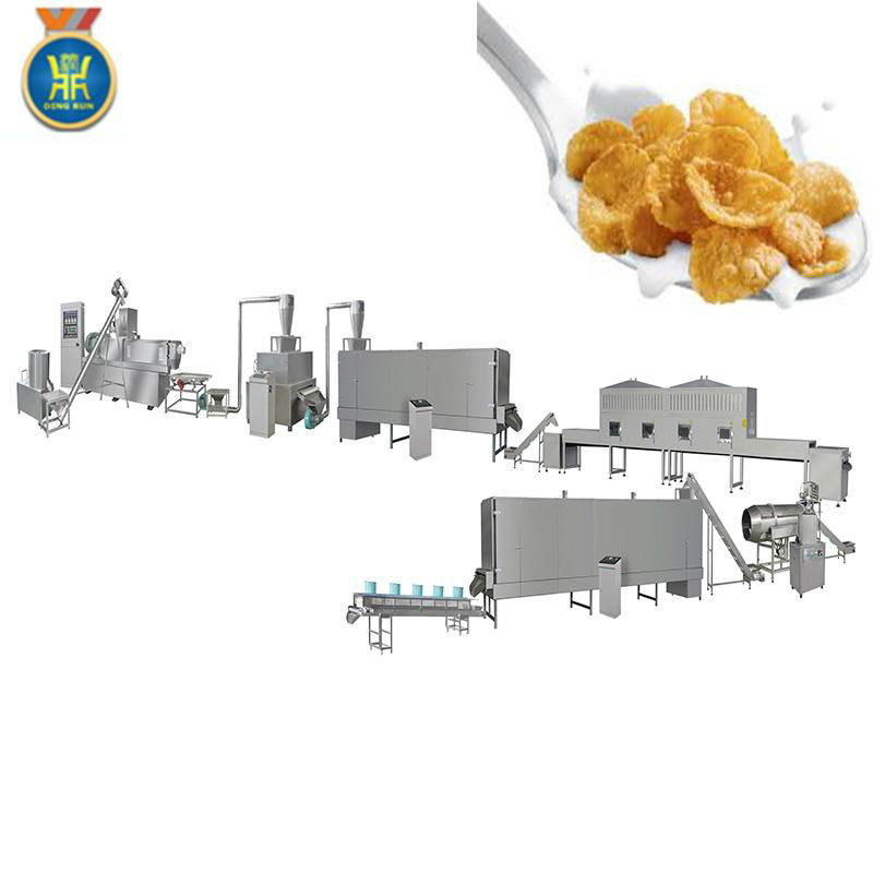 corn flakes machine breakfast cereal corn flakes production line 4