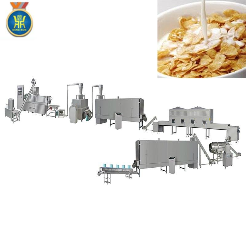 260kg/h corn snacks food extruder machine 2