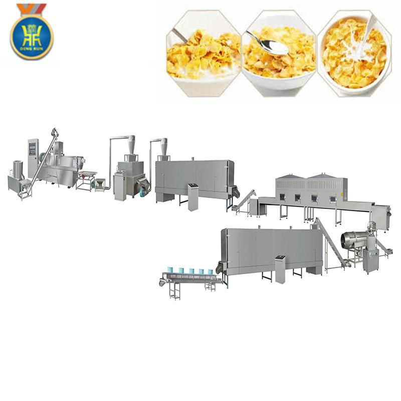 260kg/h corn snacks food extruder machine 4