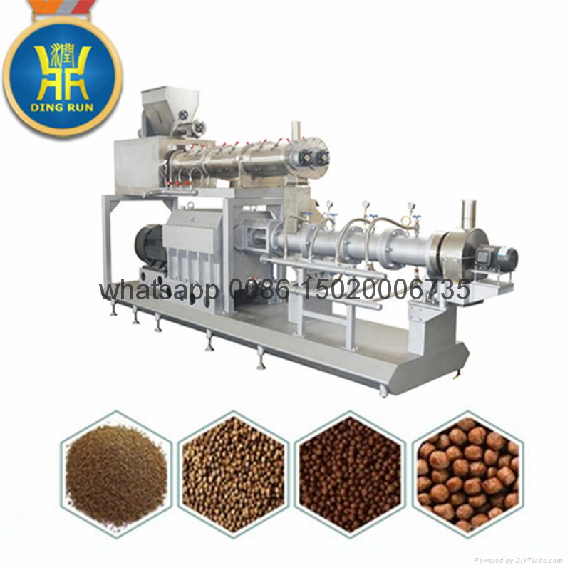 Stainless steel fish feed extruder machine