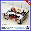 70mm office desk with partition office